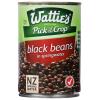 BEANS BLACK IN SPRING WATER WATTIES 400G (12)